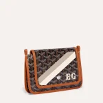 GOYARD Plumet pouch-wallet stripes and initials - Image 2